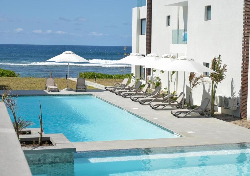 Eastern Blue Beachfront Luxury Apartment Poste Lafayette Extérieur photo